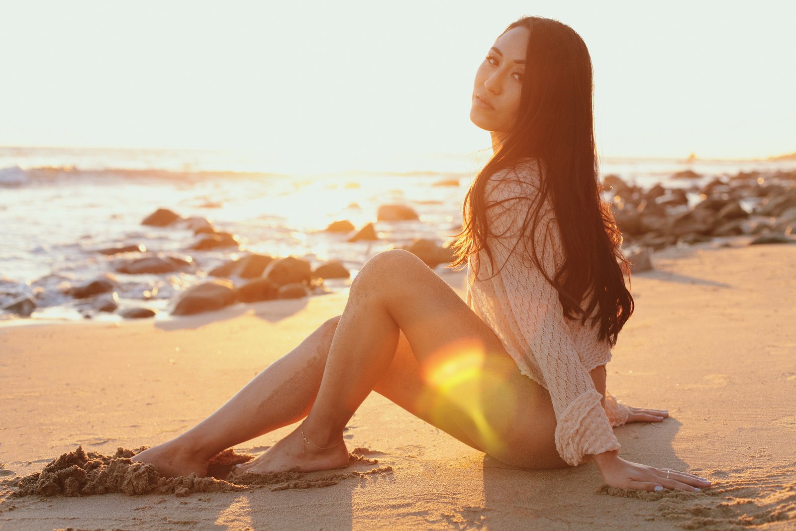 Akane Millan — sunset beach
